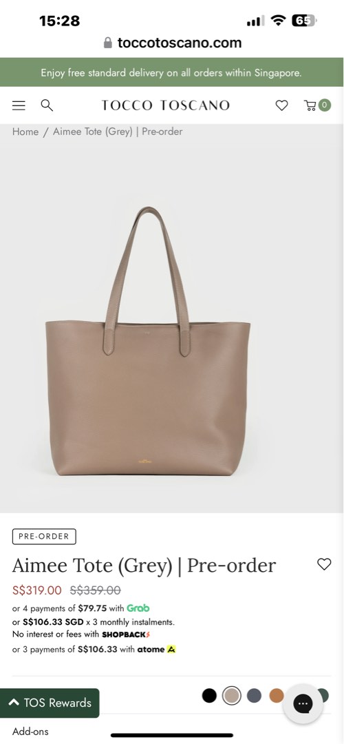 Leather tote bag 2025 singapore