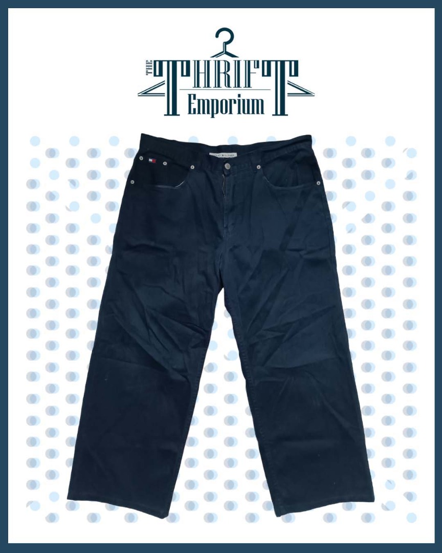 Tommy Hilfiger Baggy pants, Men's Fashion, Bottoms, Trousers on Carousell