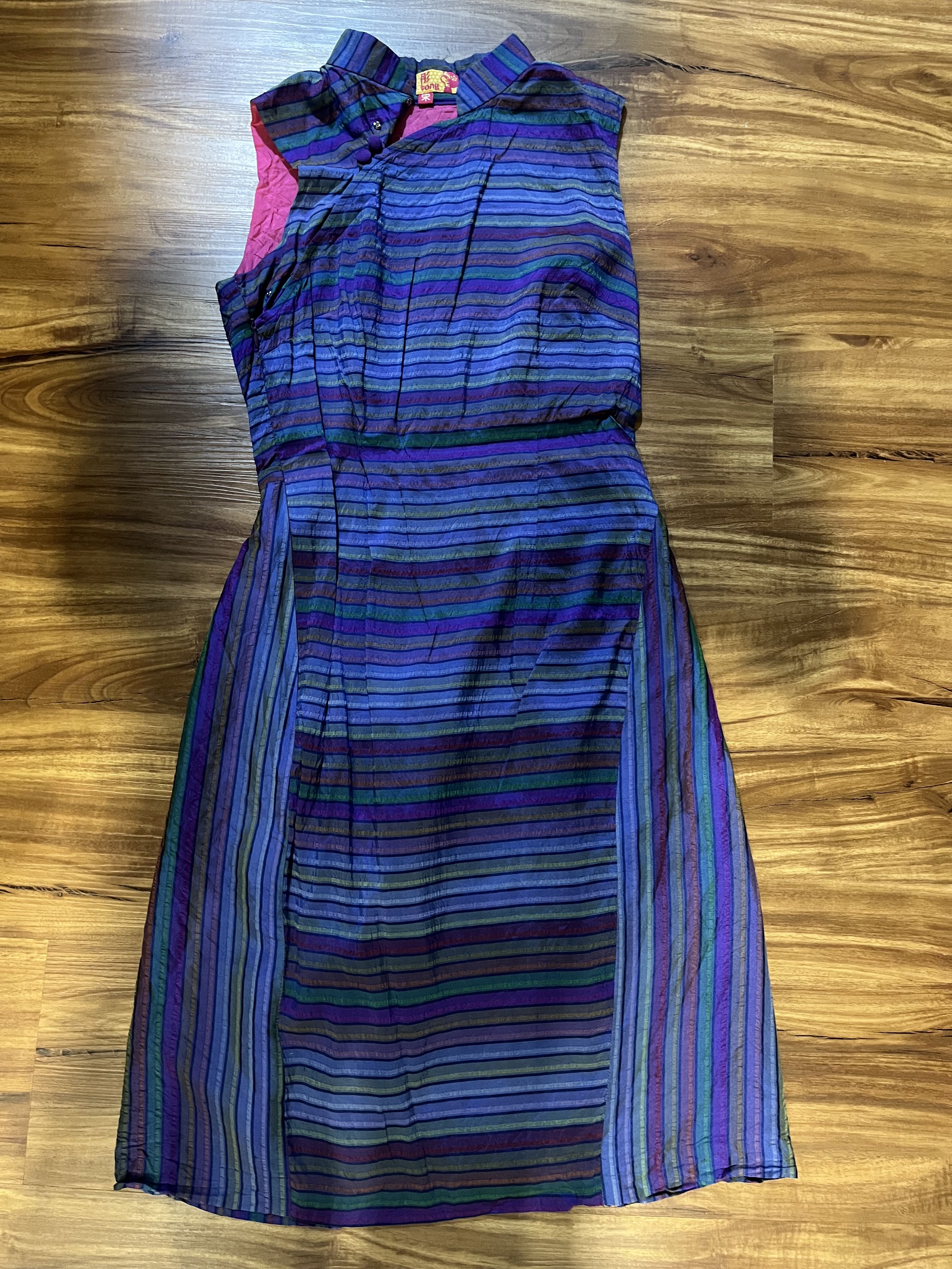 Tong Tong multi colour Cheongsam, Women's Fashion, Dresses & Sets