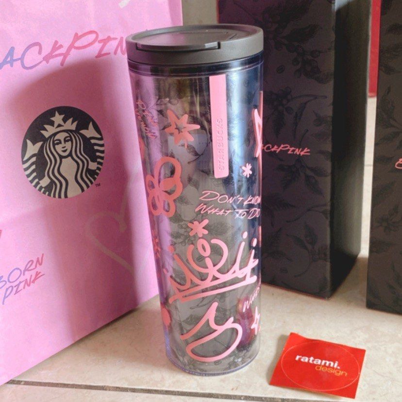 Tumbler starbucks x blackpink tumblr limited - jastip black