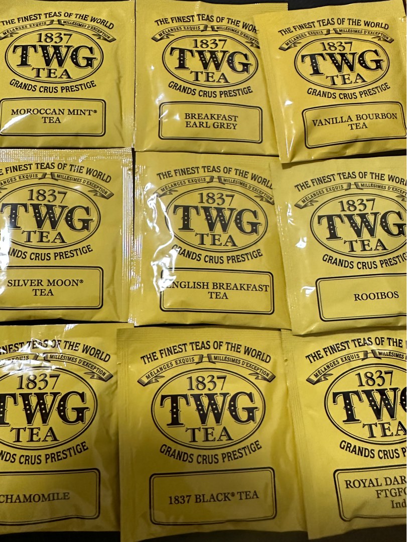 TWG Tea Bags (expiry 2026), Food & Drinks, Beverages on Carousell