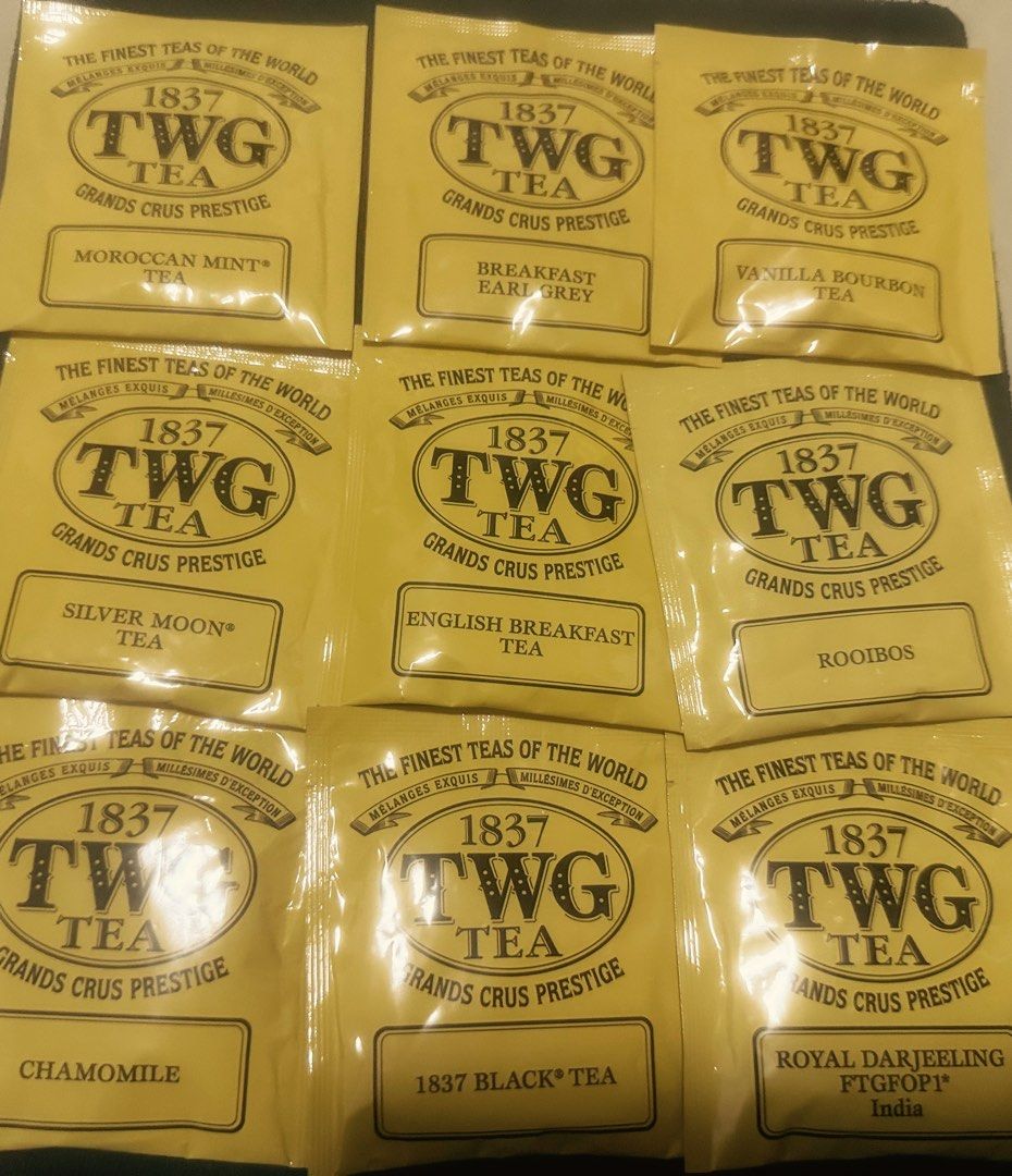 TWG Tea Bags (expiry 2026), Food & Drinks, Beverages on Carousell