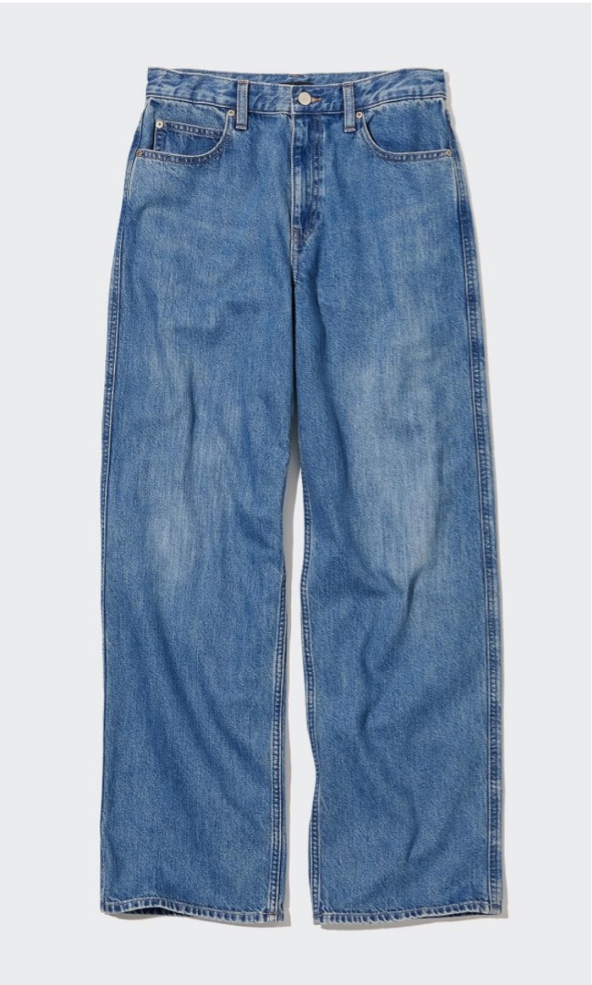 Uniqlo Baggy Jeans, Women's Fashion, Bottoms, Jeans & Leggings on Carousell