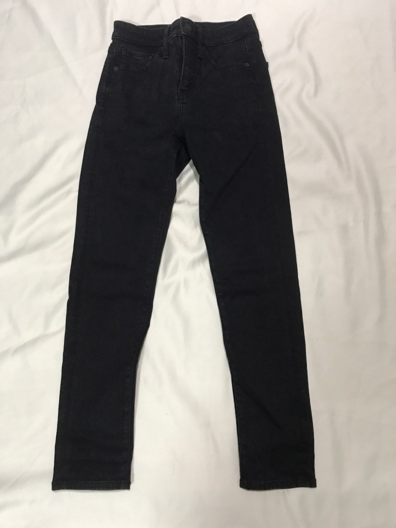 Uniqlo Black Jeans on Carousell