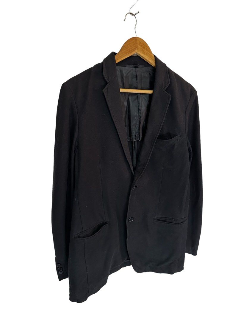 uniqlo cotton blazer slim fit stretchable Men s Fashion Coats