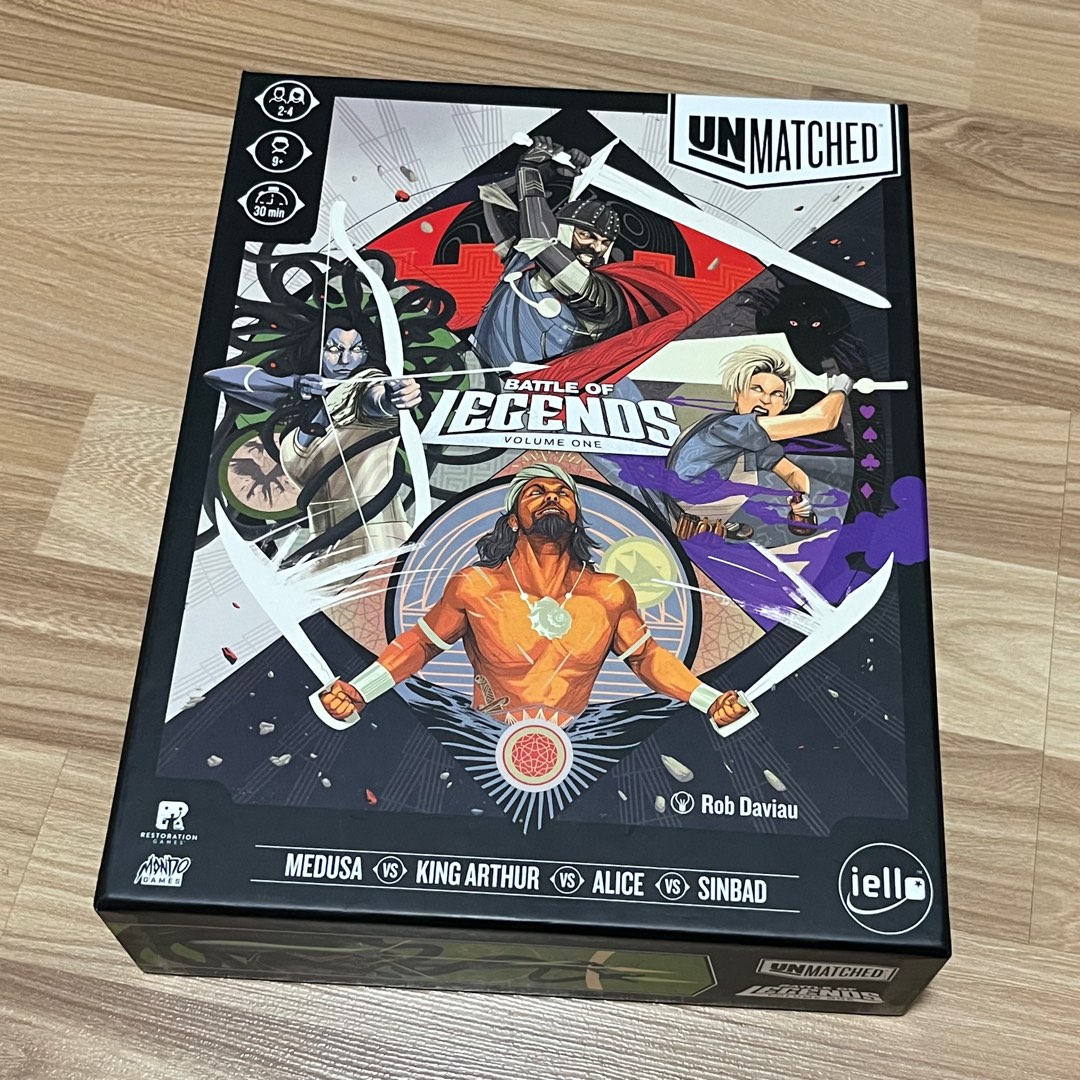 Unmatched Board Game, Hobbies & Toys, Toys & Games on Carousell