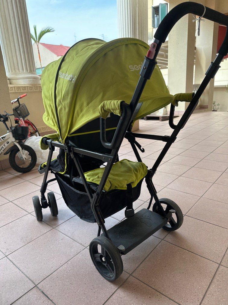 Used shop double pram