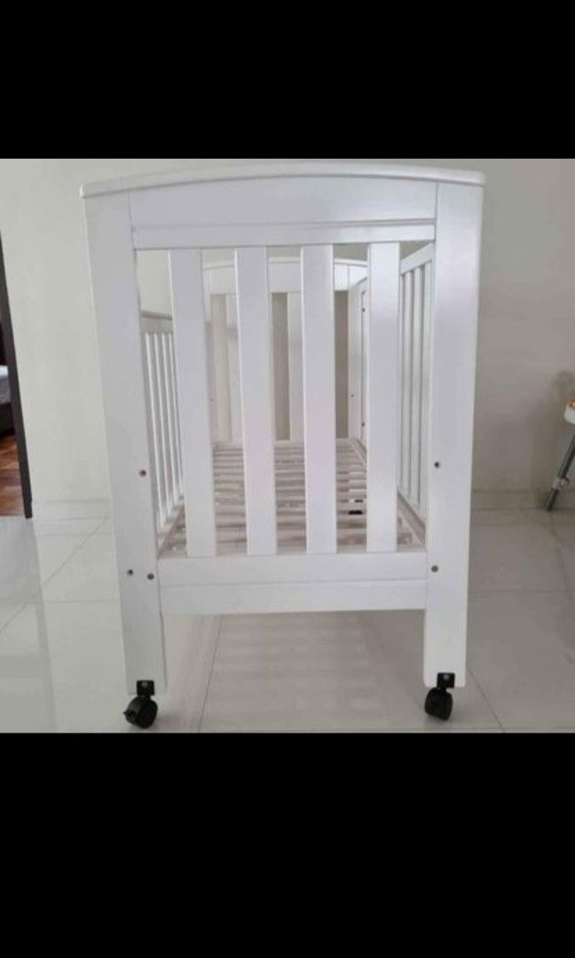 Used Milano Baby Cot 4 In 1, Babies & Kids, Baby Nursery & Kids