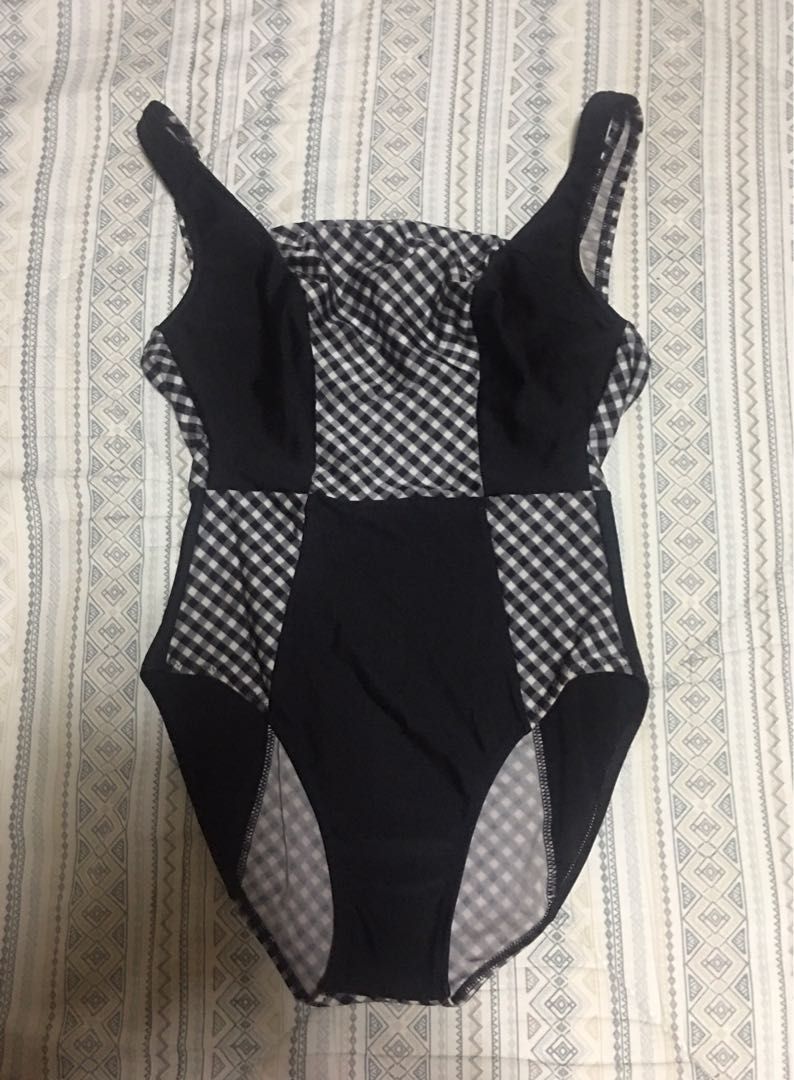 SALE Vintage black one piece swimwear Women s Fashion Swimwear Bikinis Swimsuits on Carousell