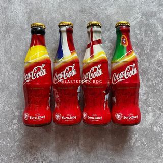 Vintage Coca Cola botol Euro 2004 (rare item)