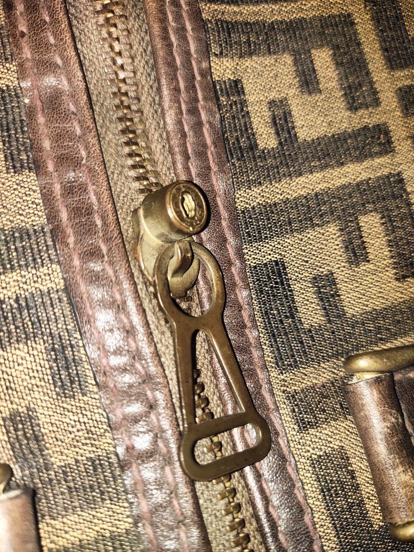 Vintage fendi forever baguetta boston bag, Luxury, Bags & Wallets