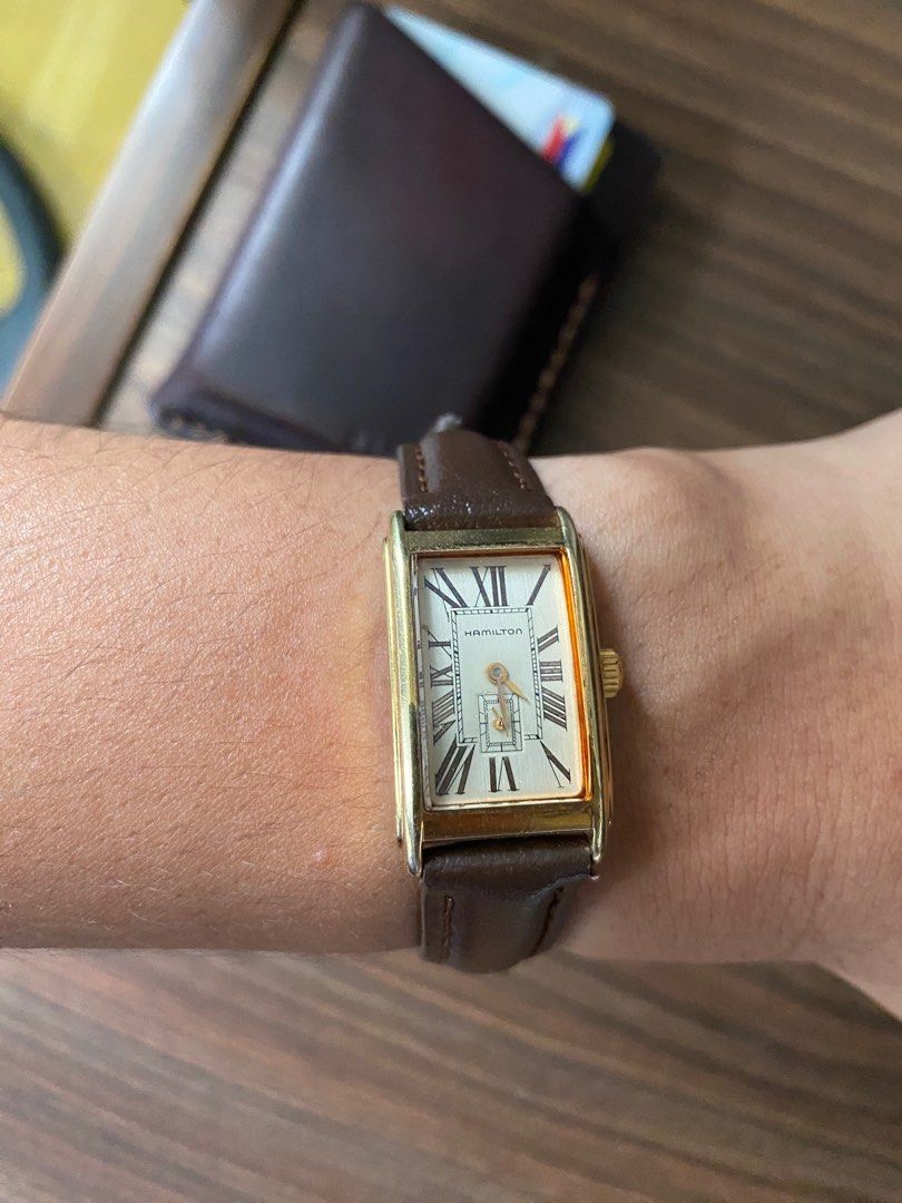 Vintage hamilton sales tank watch