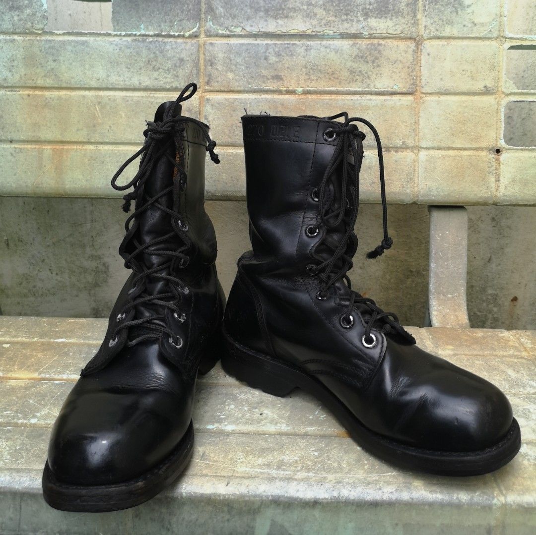 Vintage Korean Army Combat Boots