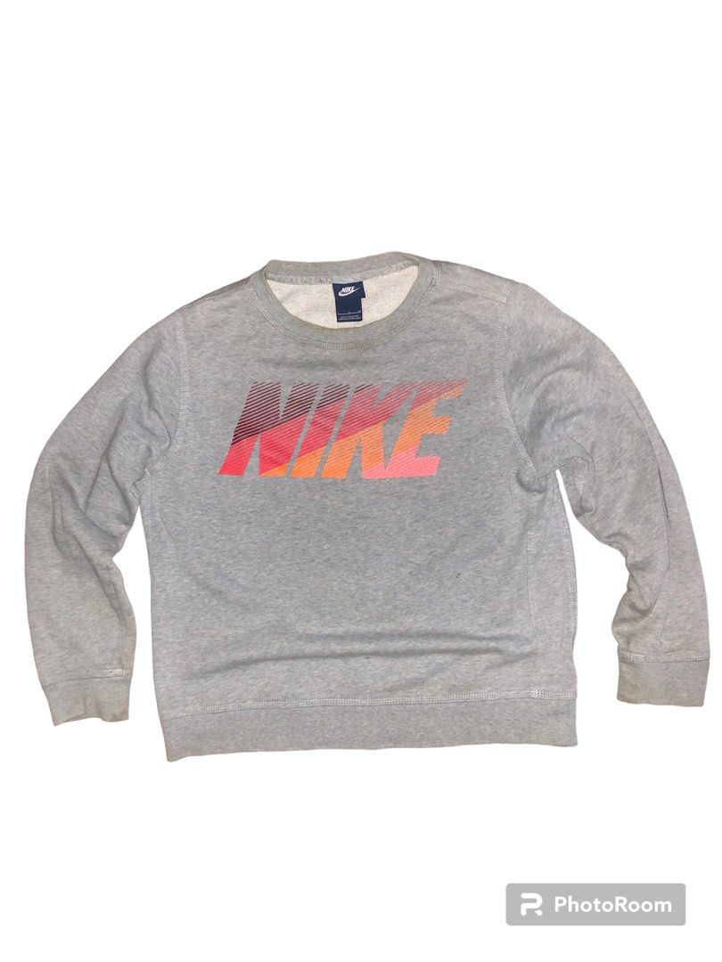 Vintage Nike Block Sweatshirt Men s Fashion Tops Sets Hoodies on Carousell
