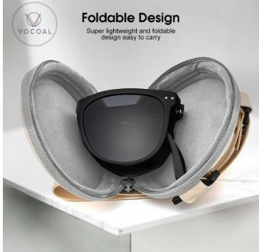 Vocoal Polarized Sunglasses for Men and Women Folding Sports Eyewear  Fashion Korean Style Foldable Sun Glasses Driving Cycling Anti- (ML1143)