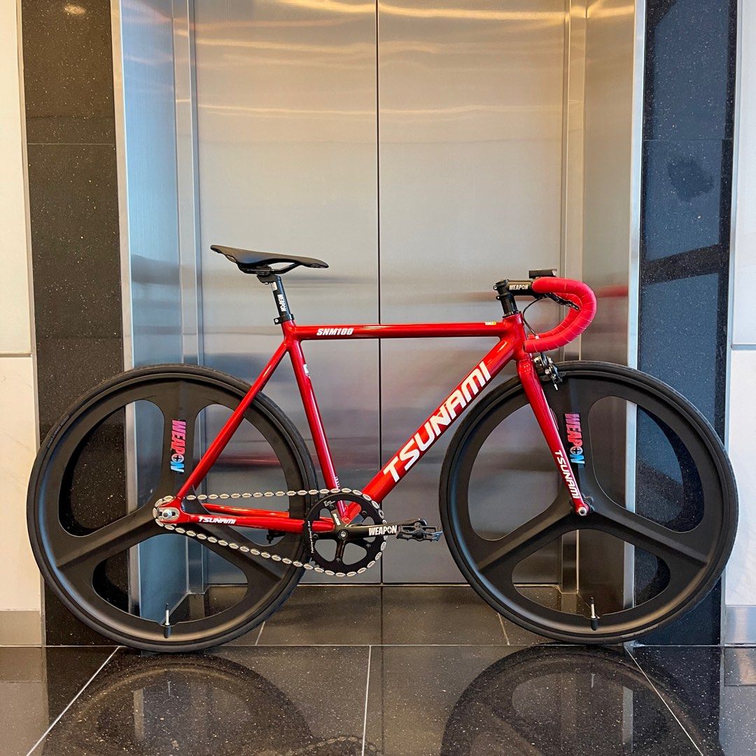 Fixed gear tri shop spoke