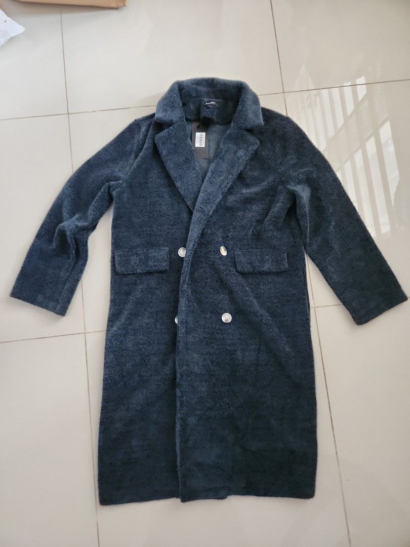 WITH TAG ON Zalora Forest Green Longline Coat