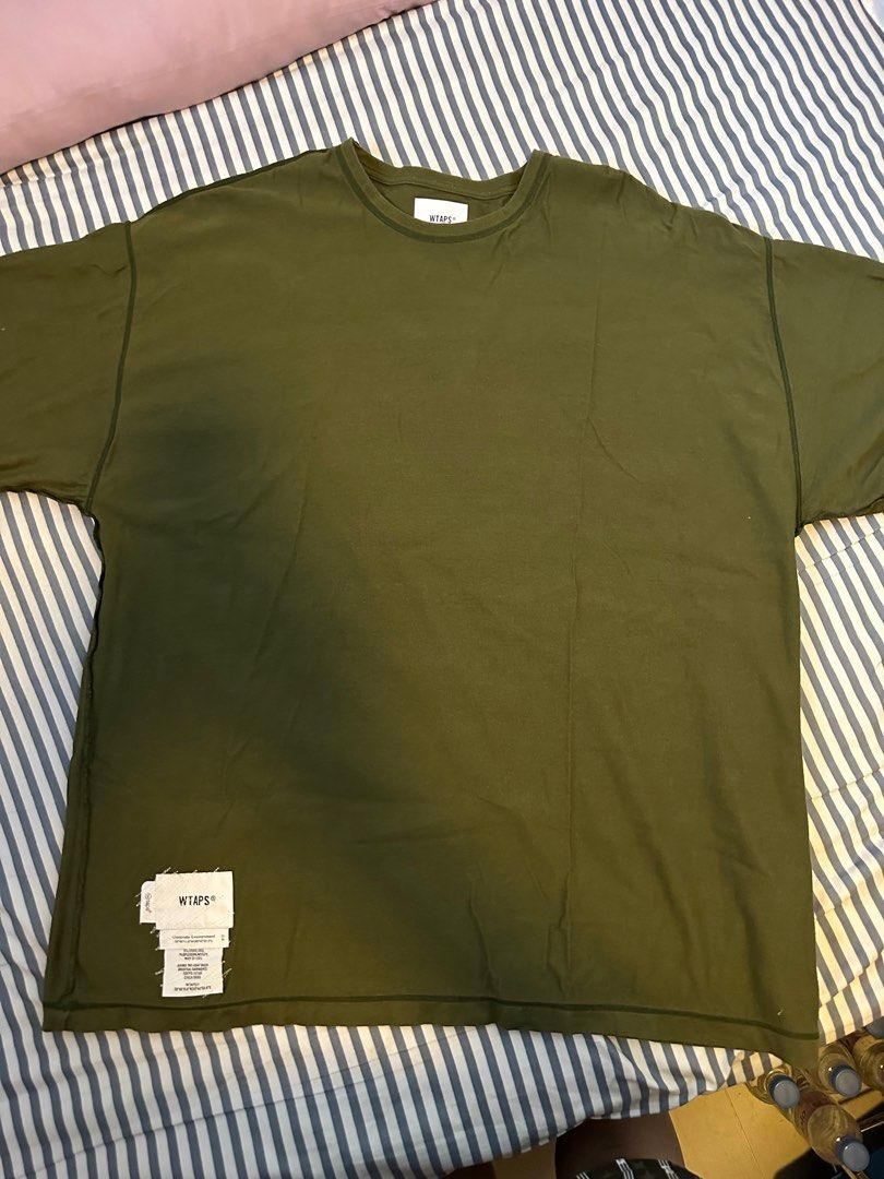 Wtaps big cross olive XL llw smock 22ss, 男裝, 運動服裝- Carousell