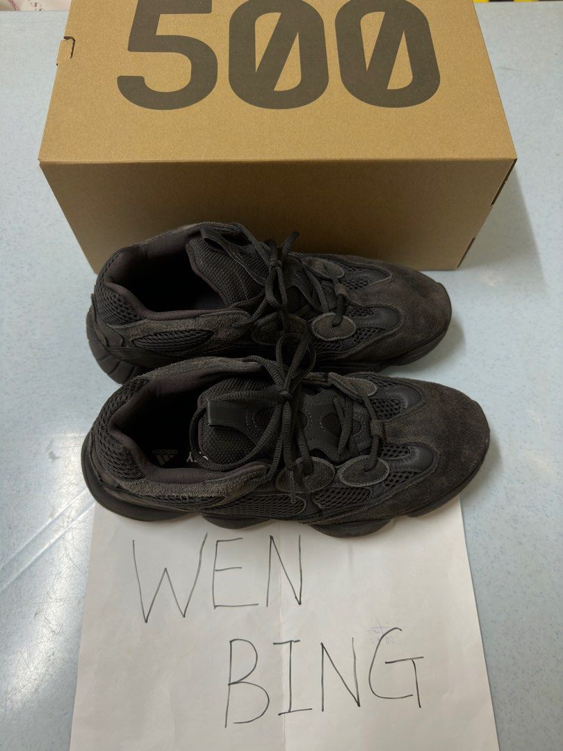 Adidas Yeezy 500 Utility Black, Men'S Fashion, Footwear, Sneakers On  Carousell