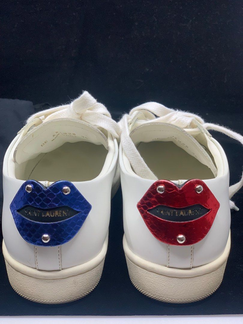 Ysl sneakers lips best sale