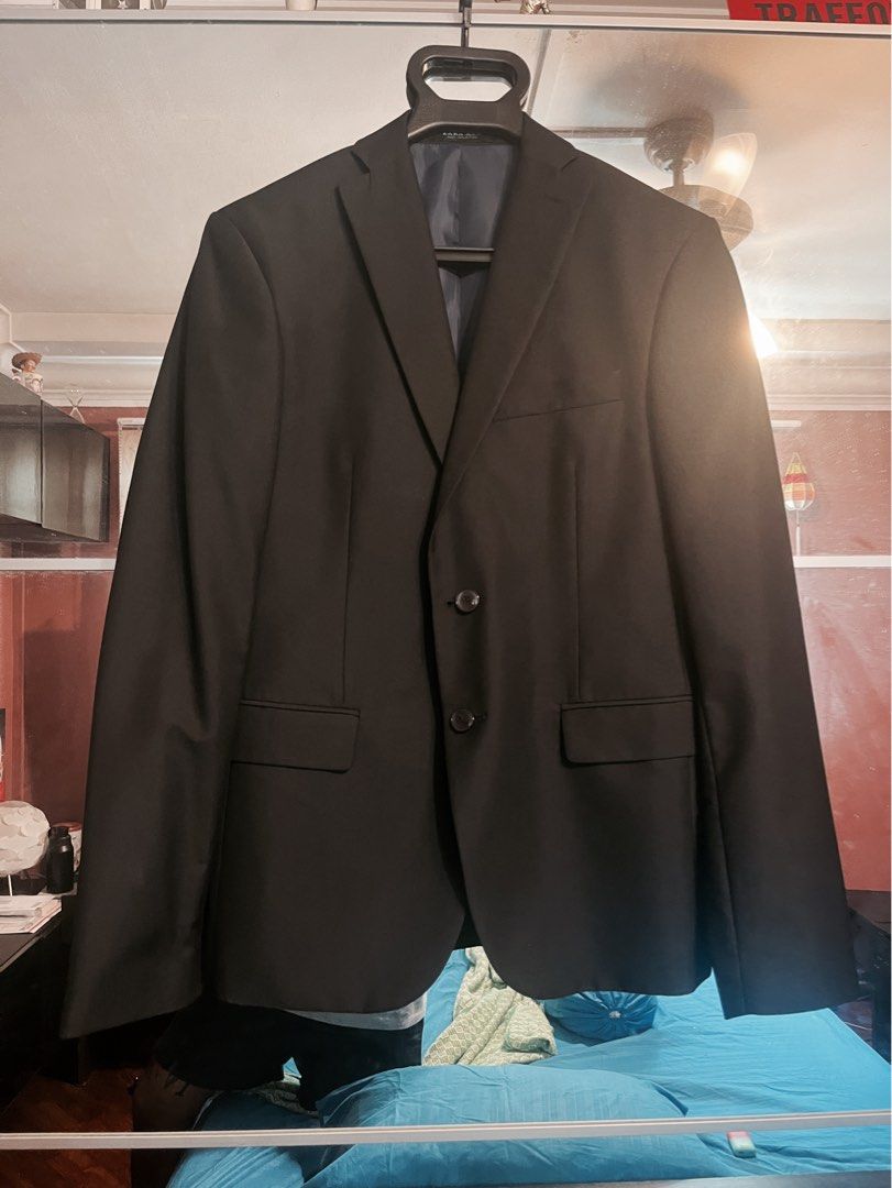 Zara black suit jacket store