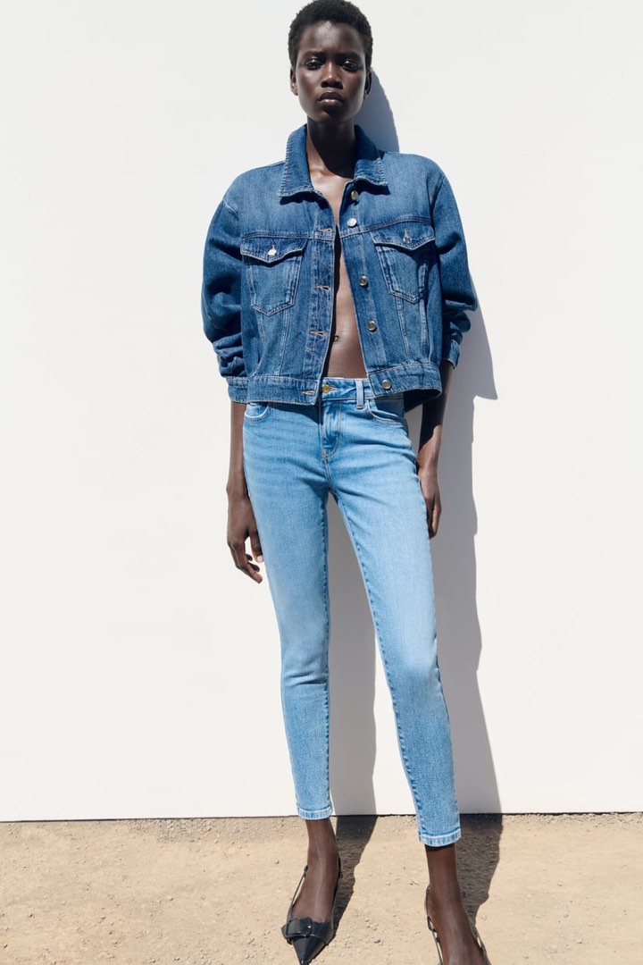 Zara jeans jacket womens 2025