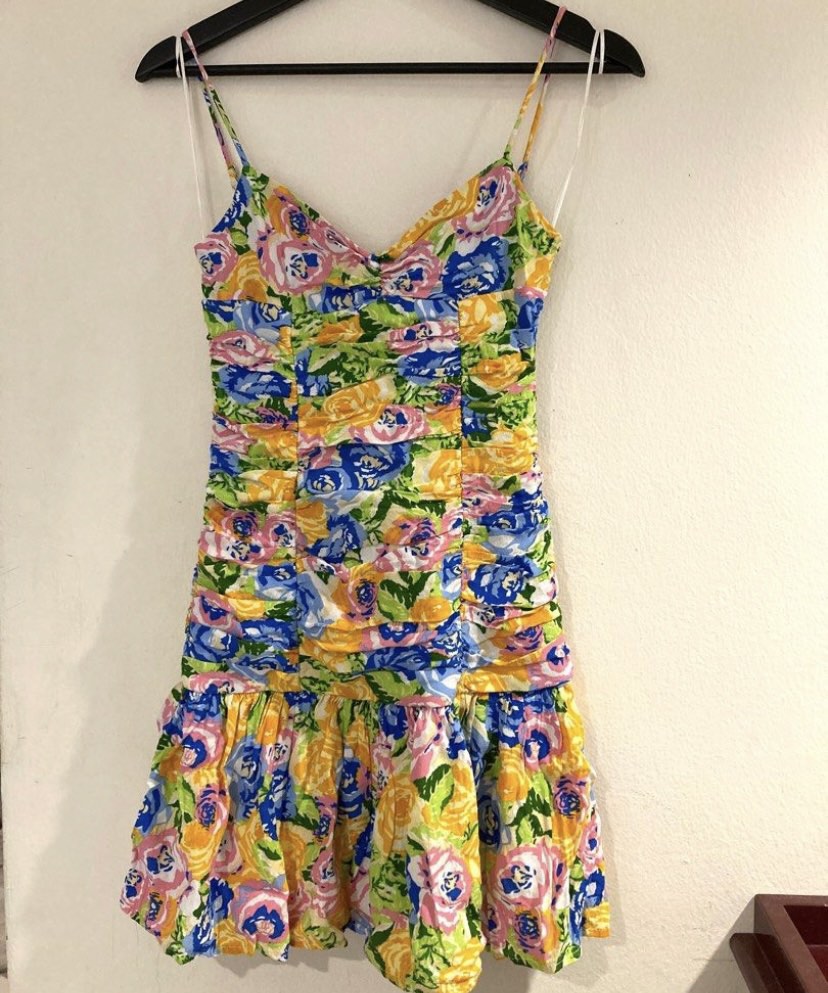 Zara colourful dress clearance