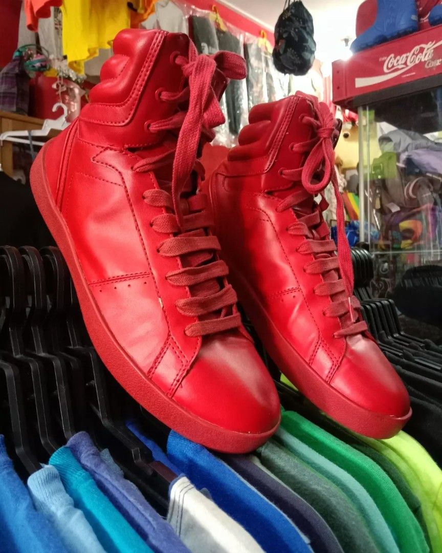 Zara red sneakers deals