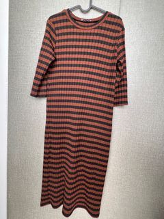 Zara stripe bodycon dress