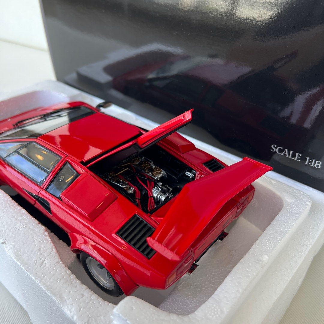 1/18 Kyosho Lamborghini Countach Red not Autoart, Hobbies & Toys ...
