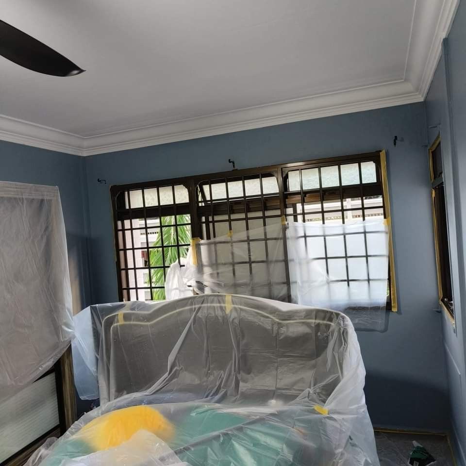 22 discount on HDB painting//The Cheapest painter and painting