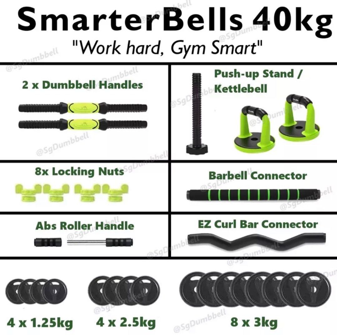 Gym 40kg set sales