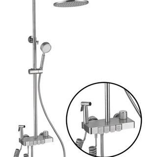 4in1 Stainless Steel 304 Piano Shower with Bidet