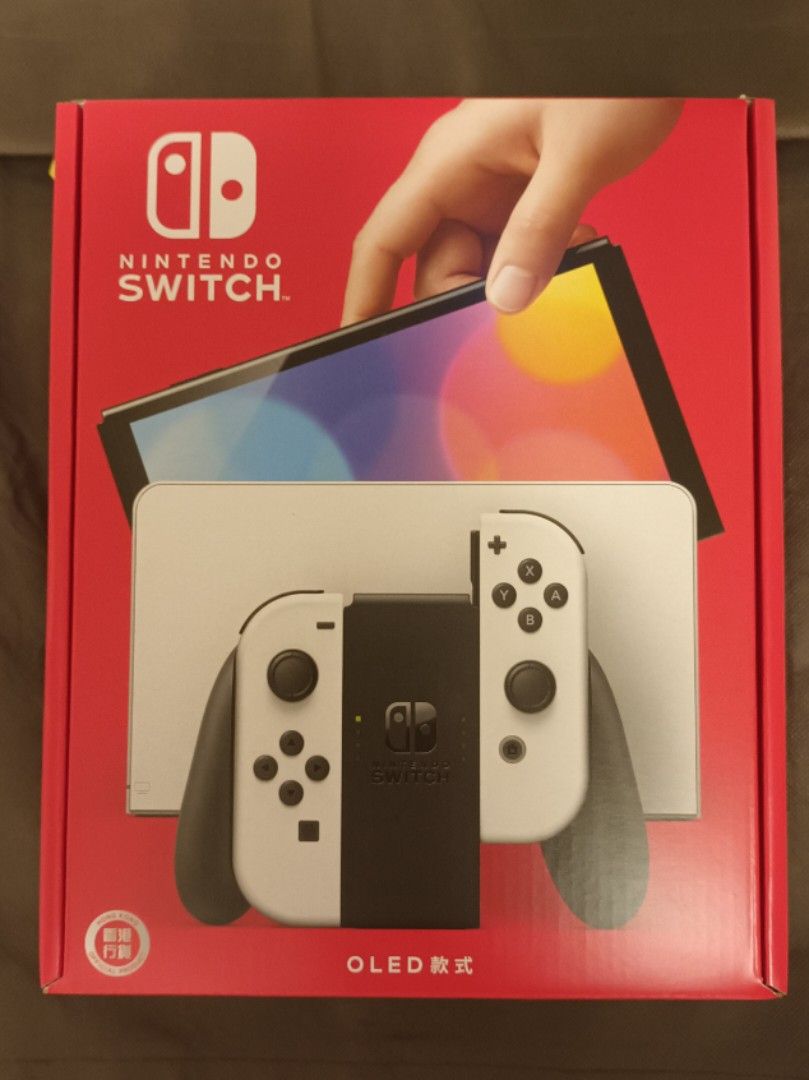全新] 任天堂Nintendo Switch (OLED) 主機- 白色[行貨1年保養], 電子