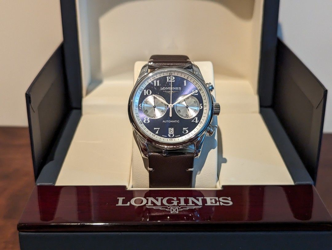 Master collection chronograph bucherer blue edition clearance