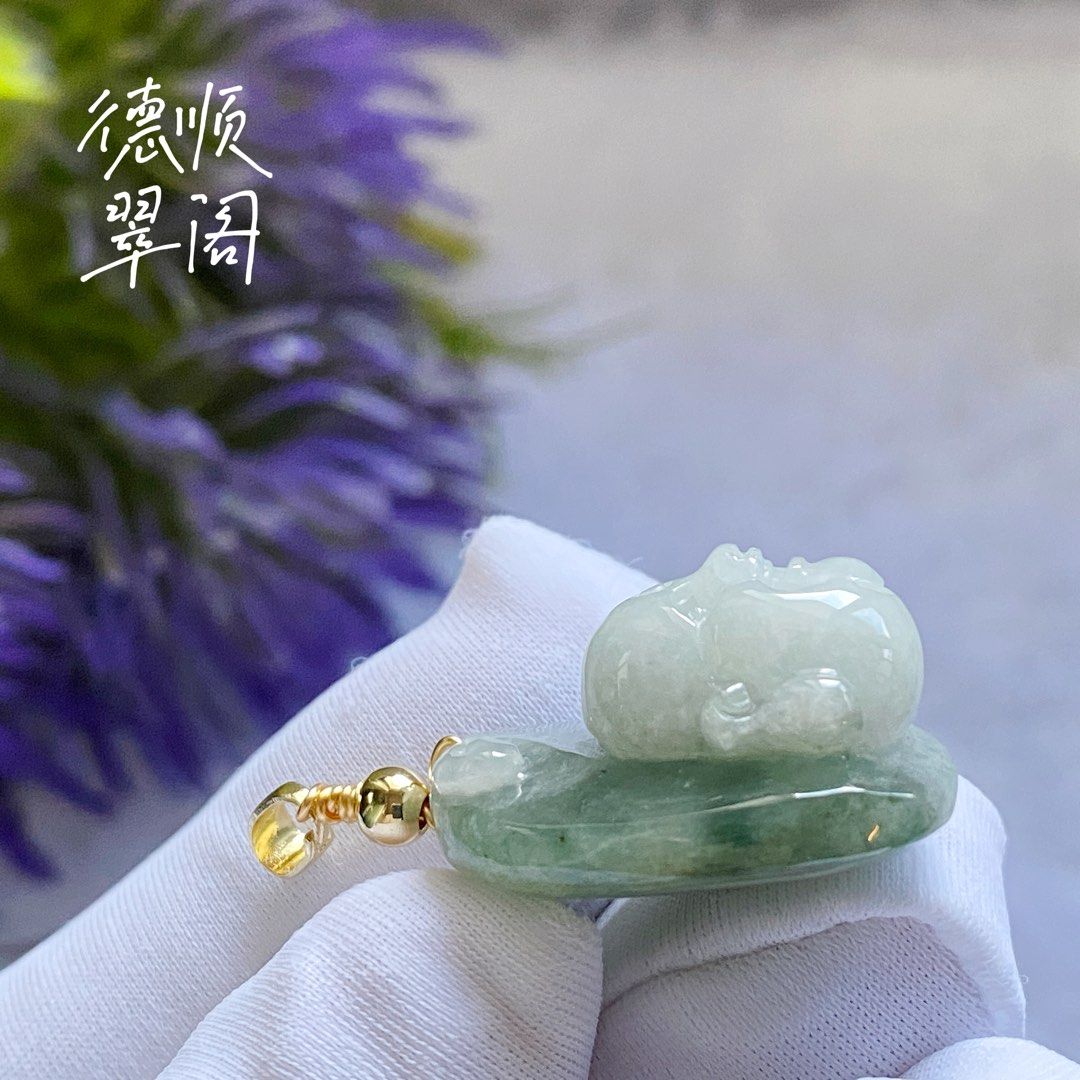 Waxy Autumn Colour Tone Series Laughing Buddha Pendant