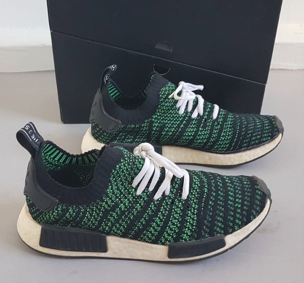 Adidas nmd r1 stlt primeknit green on sale