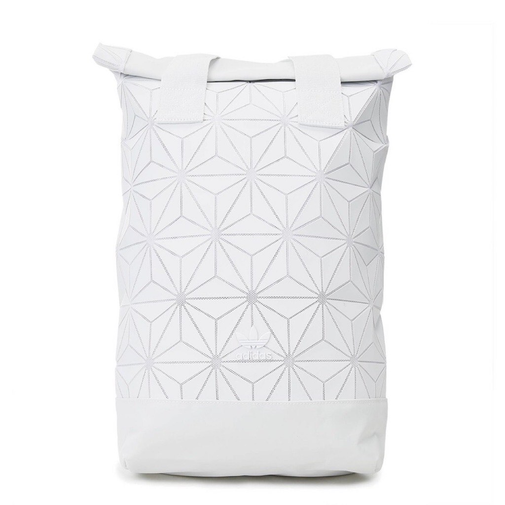 Adidas originals geometric 3d roll top backpack discount