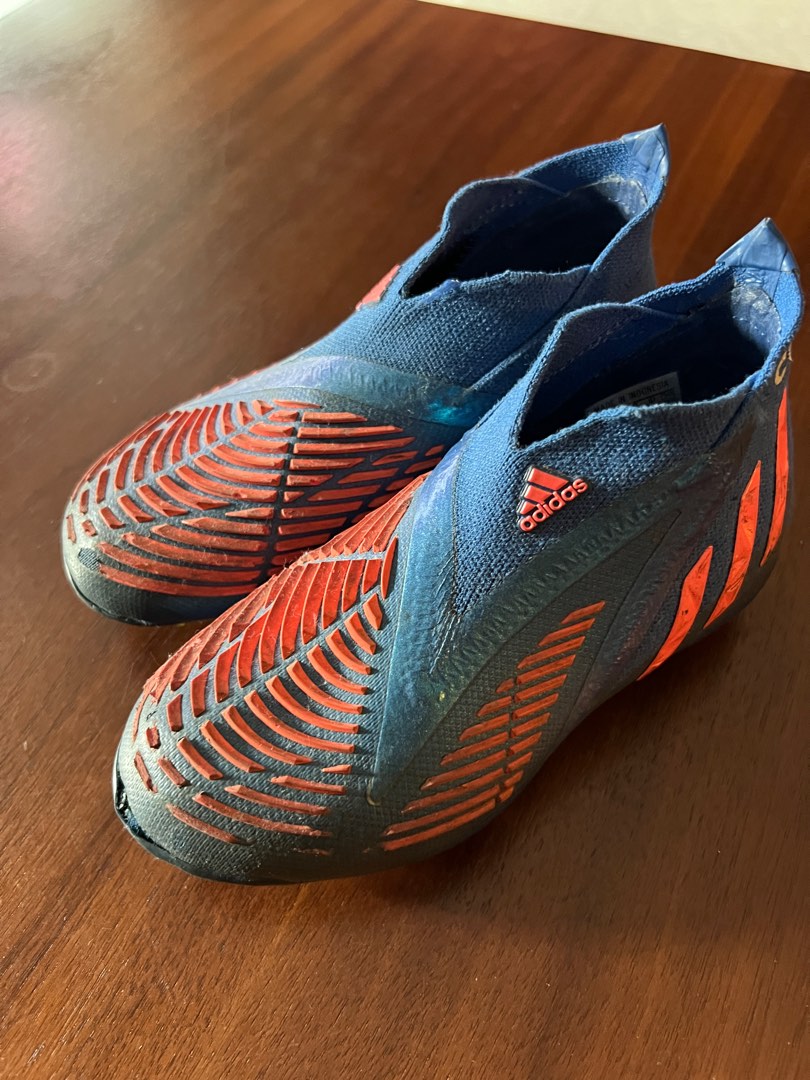 Adidas Predator Edge FG Blue kids Luxury Sneakers Footwear