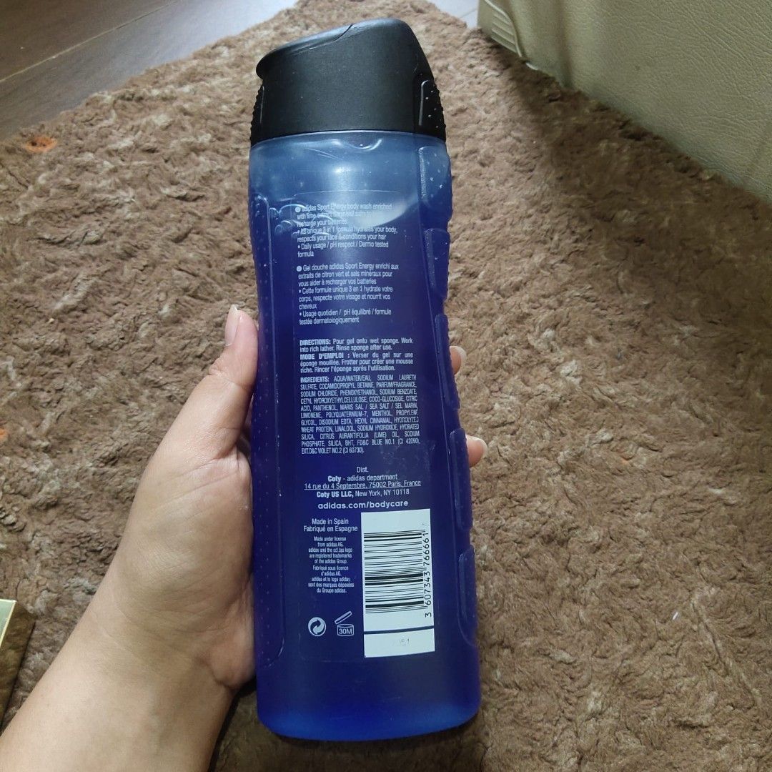 Adidas sport energy Body Hair Care, Kesehatan u0026 Kecantikan, Perawatan Pria  di Carousell
