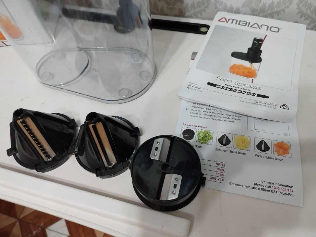 Ambiano Electric Food Spiralizer, Furniture & Home Living, Kitchenware & Tableware, Other