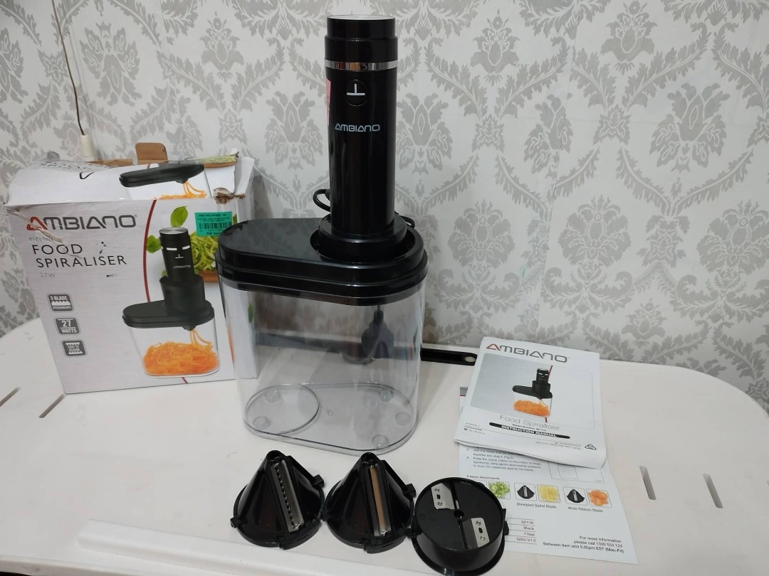 Ambiano Electric Food Spiralizer, Furniture & Home Living, Kitchenware