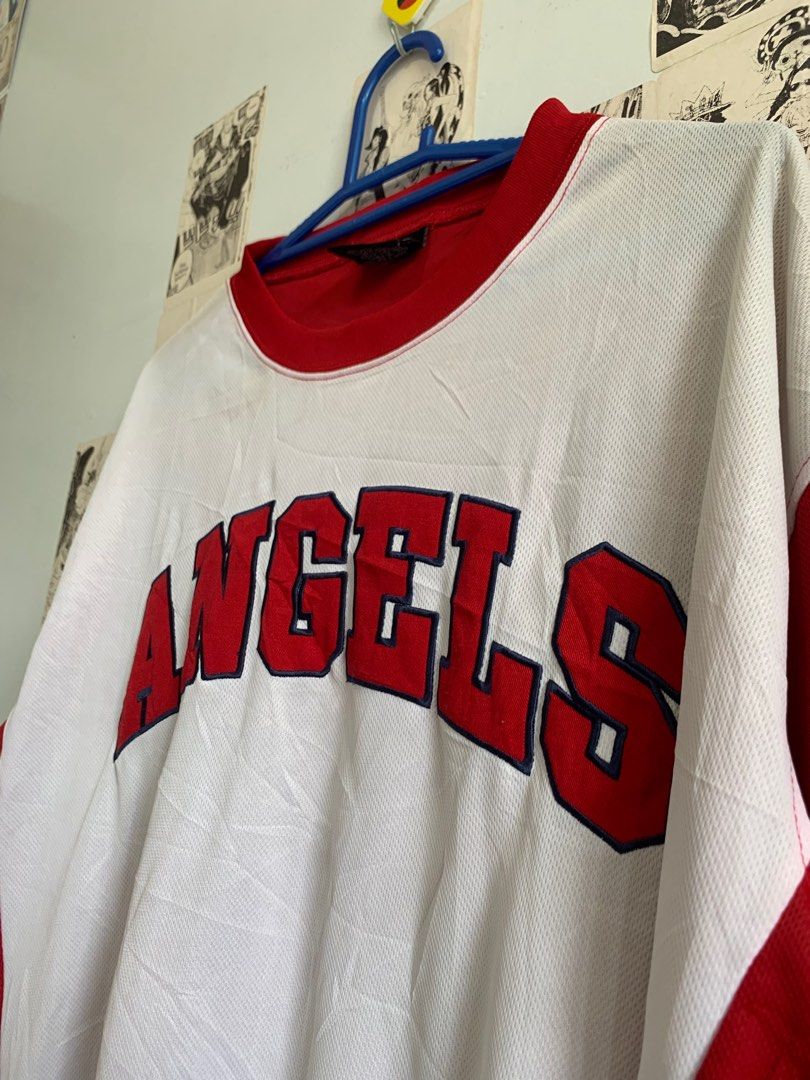 Stitches Athletic Gear Red Anaheim Angels Jersey - Men, Best Price and  Reviews