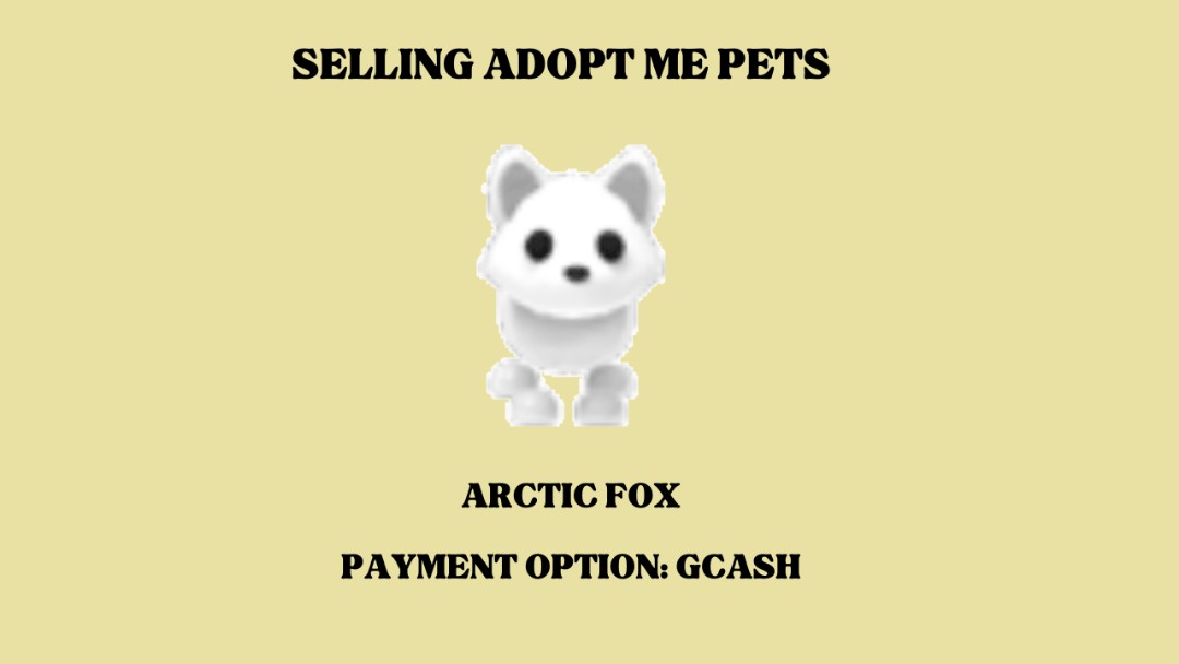 ARCTIC FOX ADOPT ME on Carousell