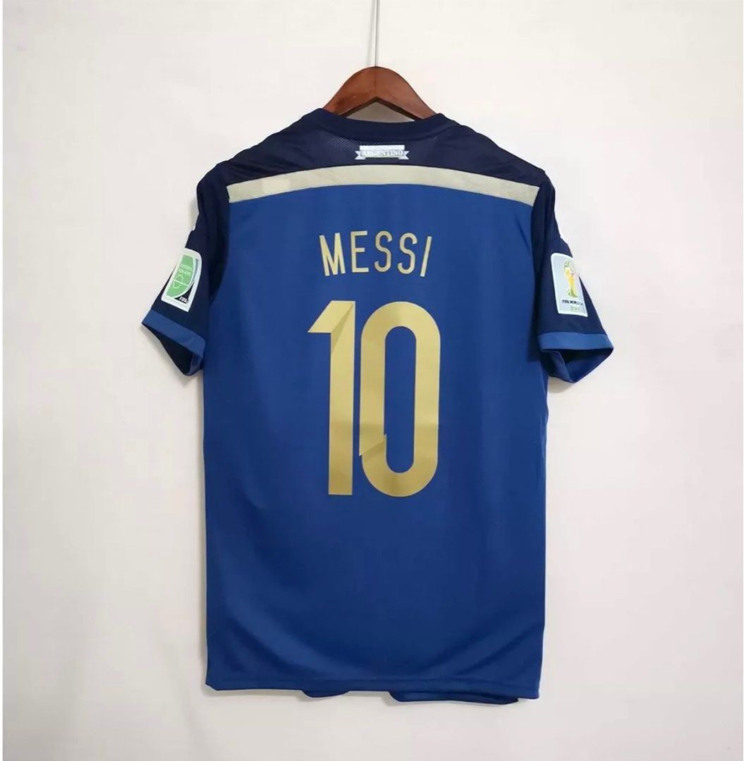 Argentina 2014 World Cup final jersey Men s Fashion Activewear