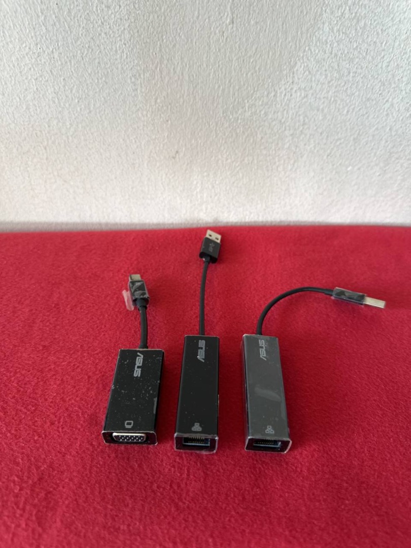 ASUS cable and VGA cable adapter, Computers & Tech, Parts