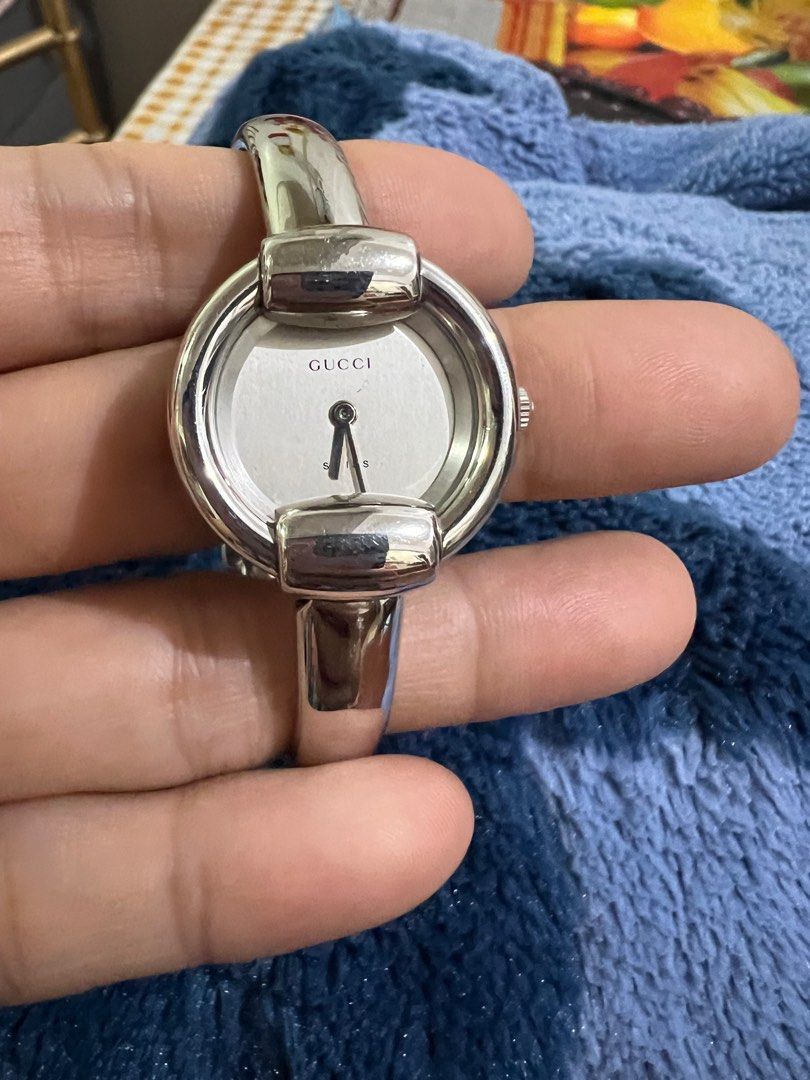 Gucci 1400l silver watch price sale
