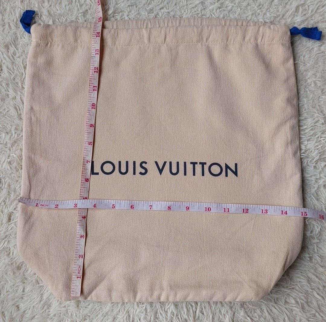 Authentic Louis Vuitton dust bag 9 inches Wide x 15 inches