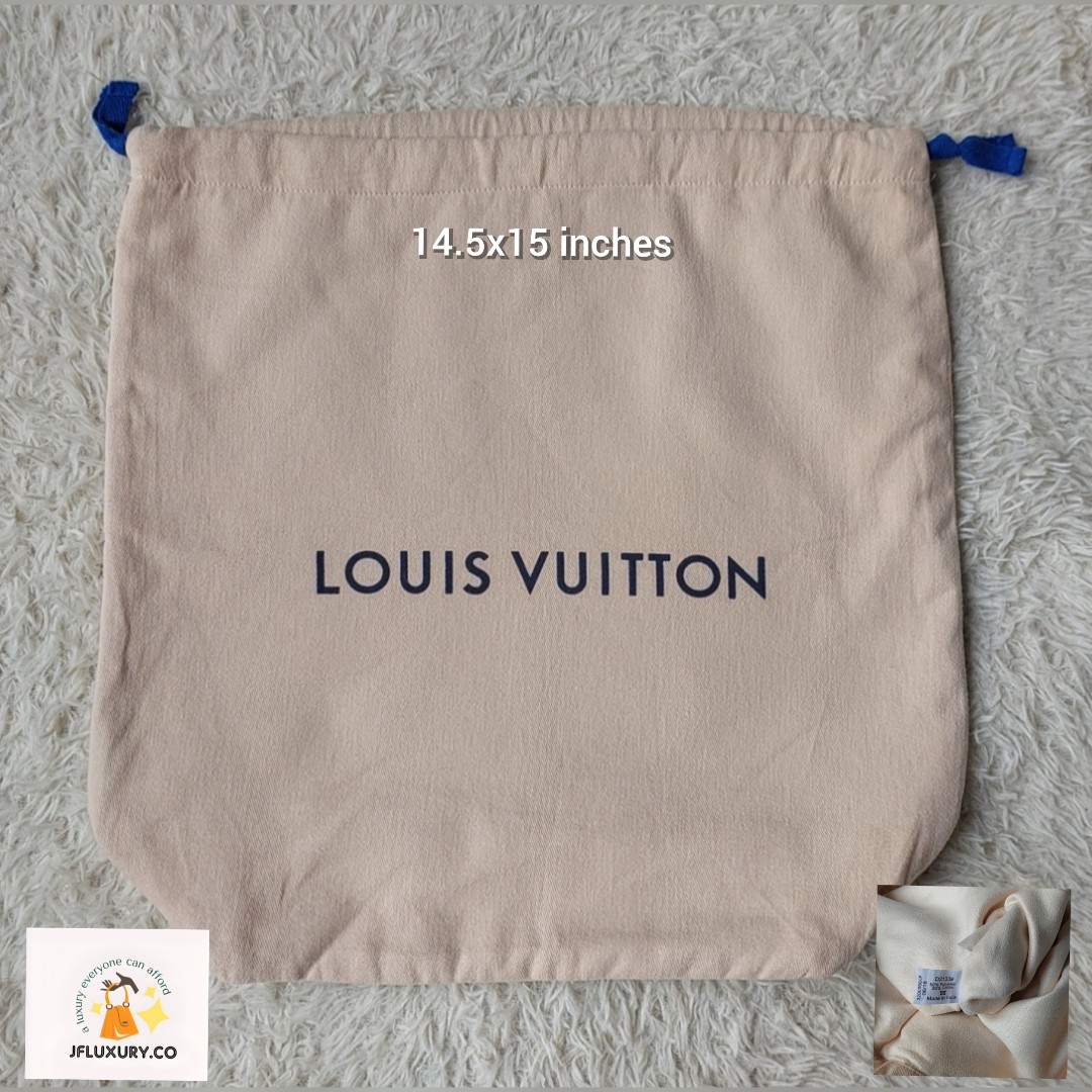NEW Authentic Louis Vuitton Drawstring Dustbag Dust Bag For Charm
