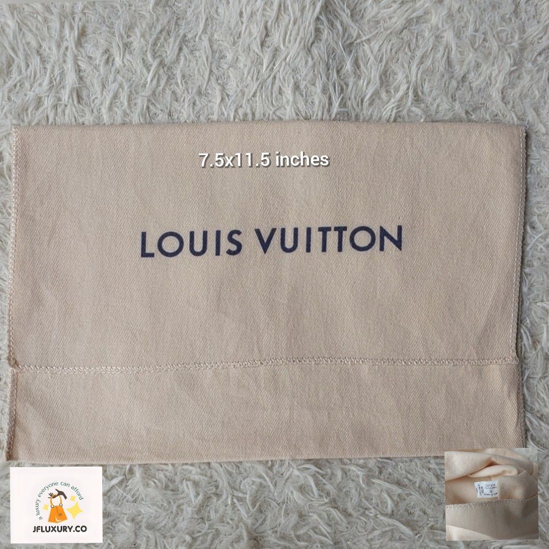 Louis Vuitton X-Large Dust-bag 23 x 18 x 5 Drawstring Italy Authentic